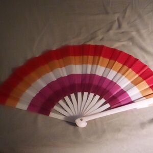 25" Lesbian Pride Fan
